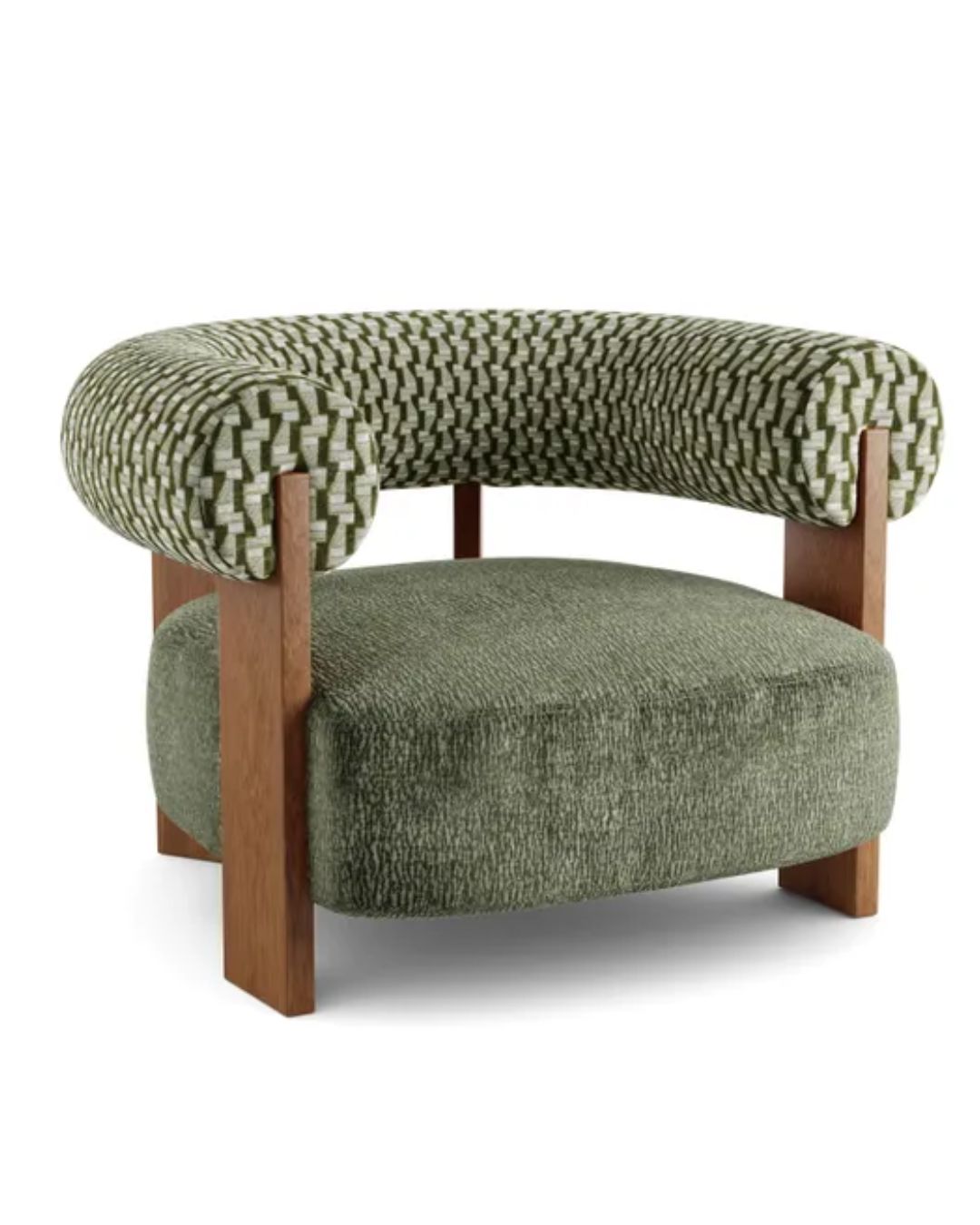 Fallon Cut Velvet Accent Chair