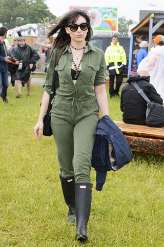 Daisy Lowe at Glastonbury 2015