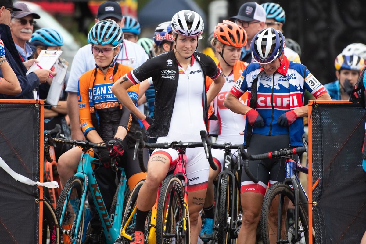 Maghalie Rochette on the start line