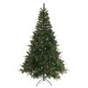 Festive Green 6ft Red Berries and Pine Cone Artificial Tree