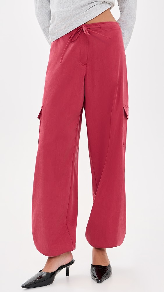 Sawyer Cargo Pants - Red