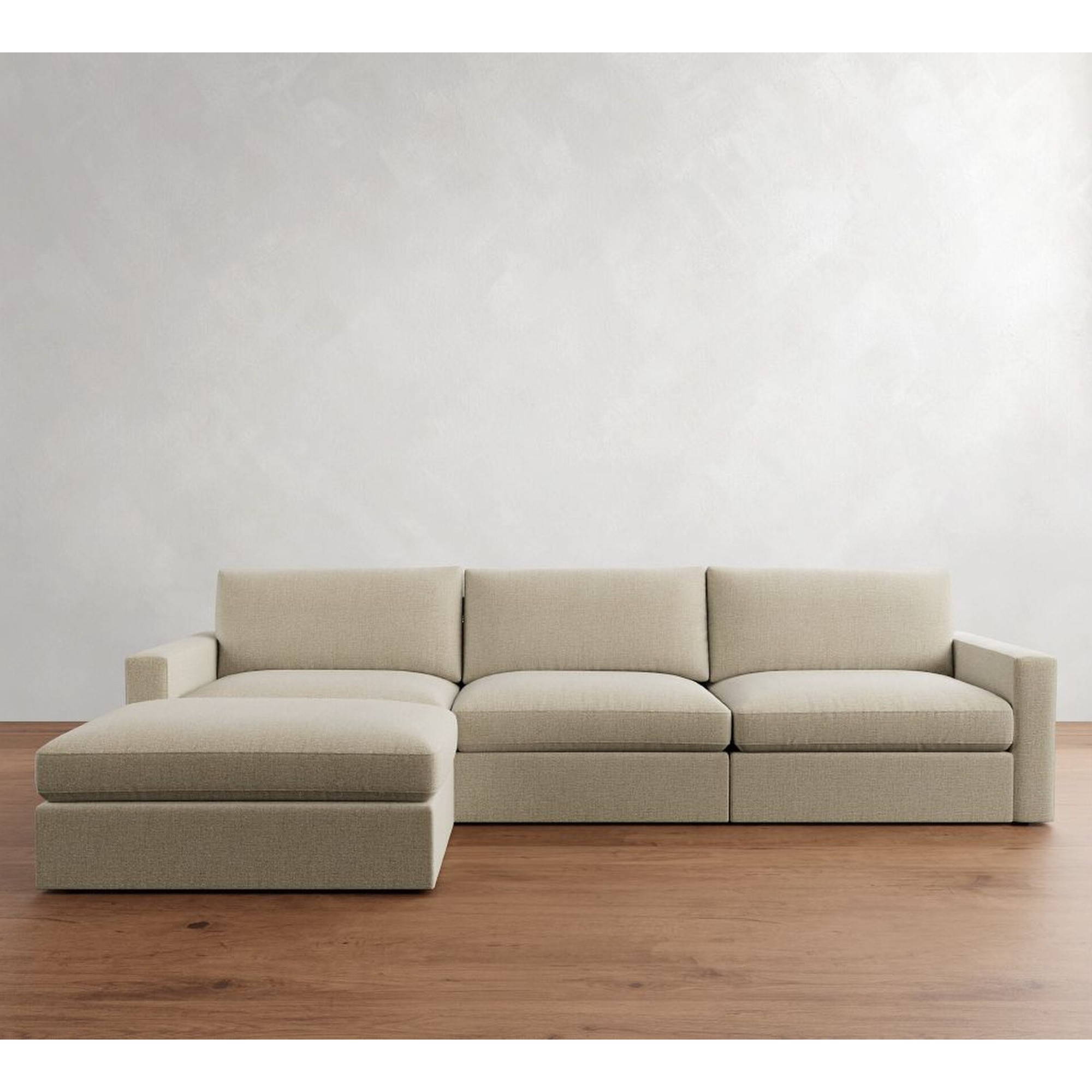 Pottery Barn Westwood Square Arm Modular Chaise Sectional