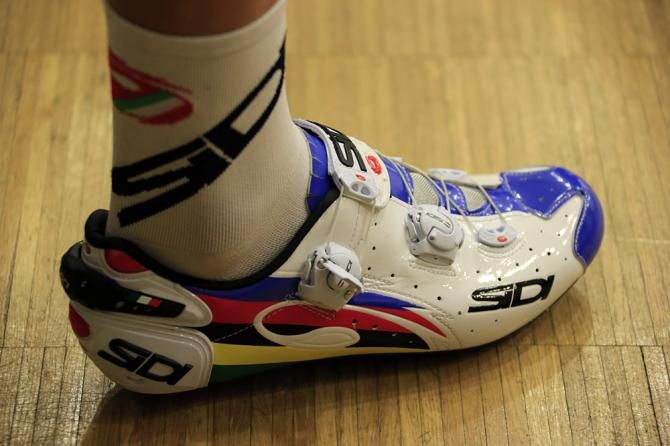 Sidi provides the team's shoes
