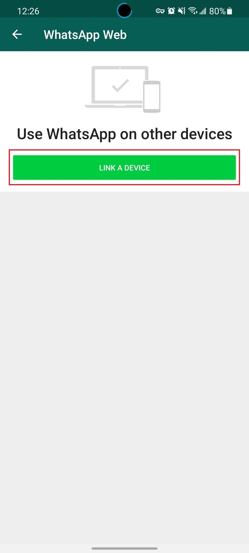 Link WhatsApp Account