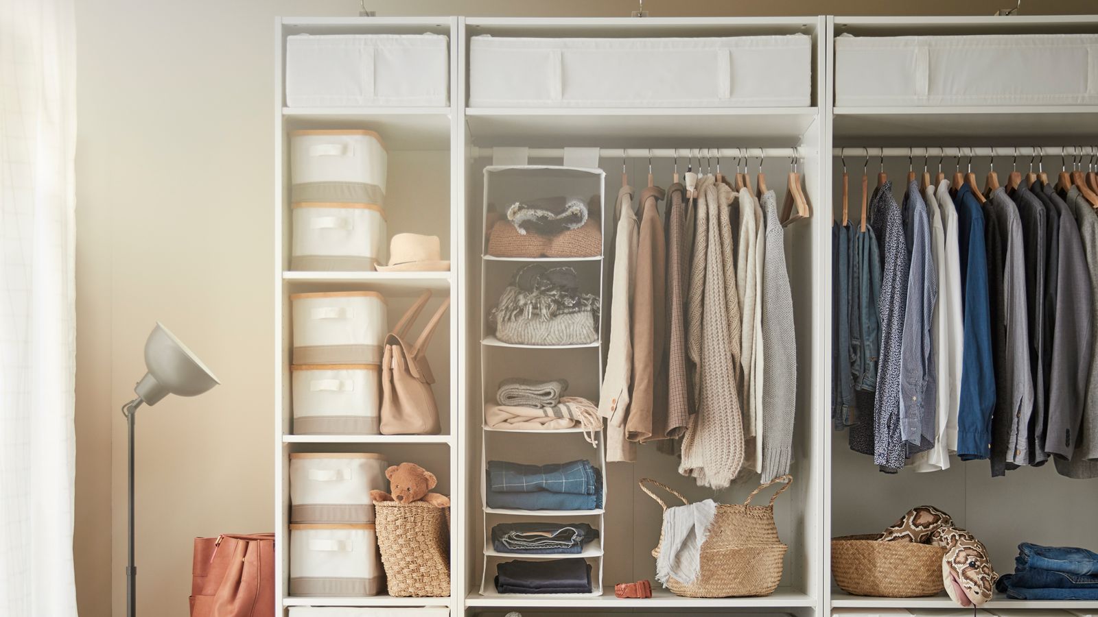 How to organise a small closet with lots of clothes: 14 tips | Woman & Home