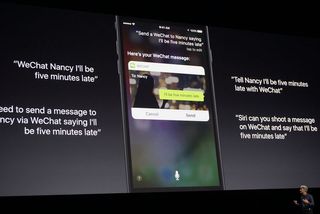 Siri demo at WWDC 2016. Credit: Apple