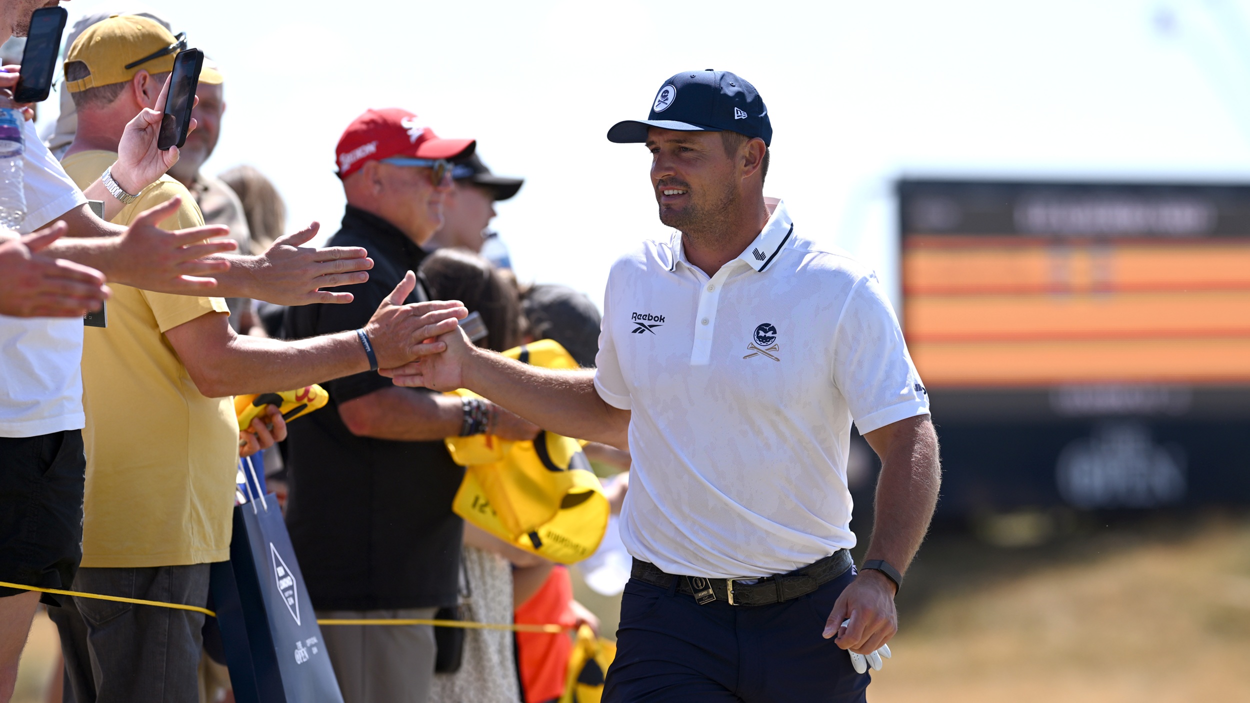 Bryson DeChambeau in action ahead of the Open Championship at Royal Birkdale