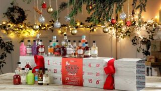 This giant cracker shaped advent calendar houses 24 bottles of gin