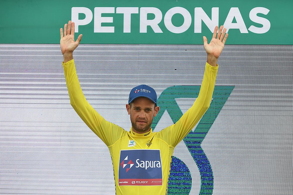 Ben Dyball (Sapura) leads the overall into the final stage at Tour de Langkawi