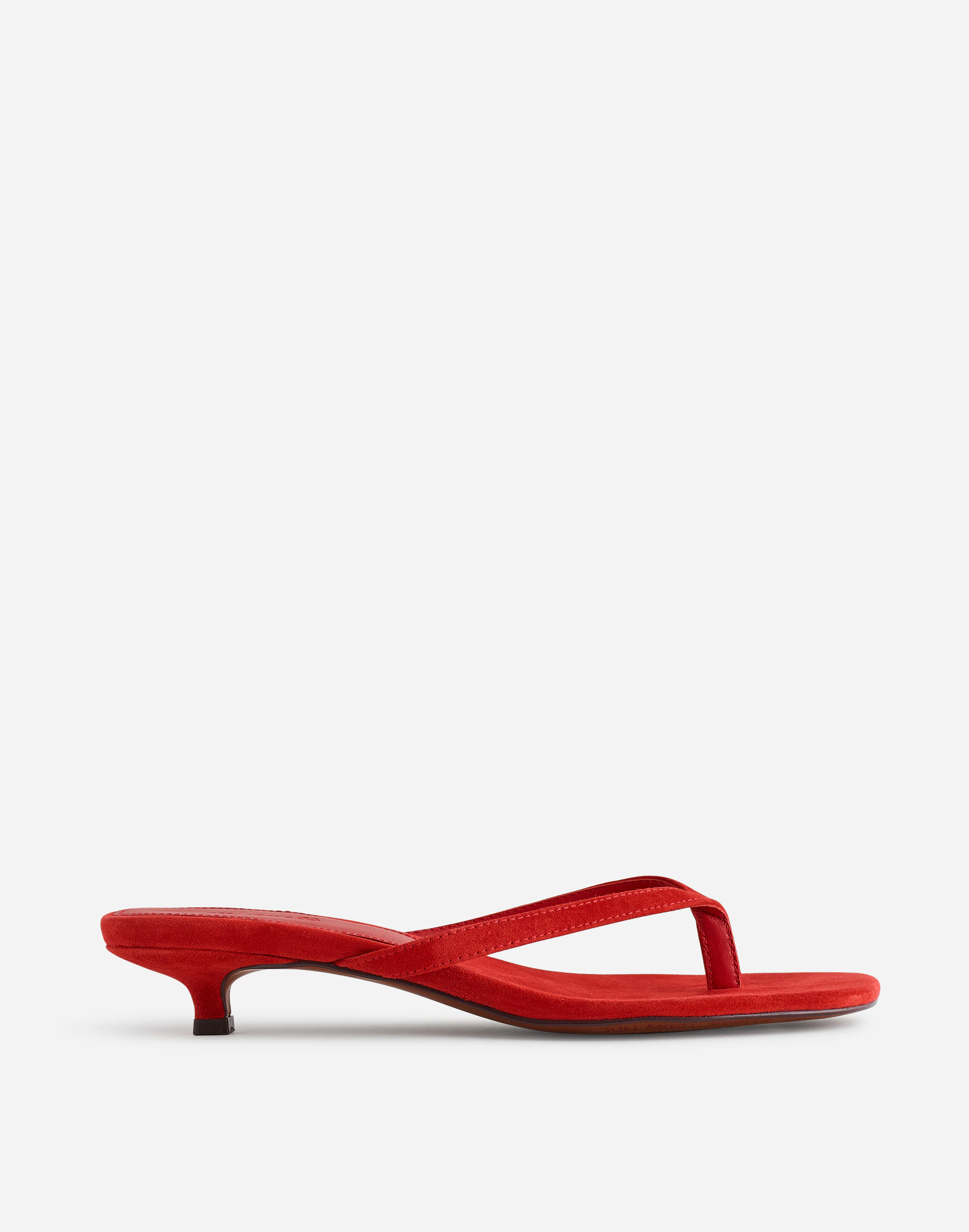 The Chiara Kitten Heel Thong Sandal