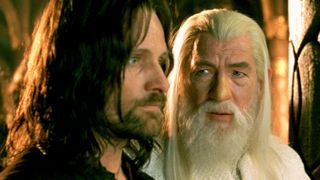 Viggo Mortensen and Ian McKellen in The Lord of the Rings: The Return of the King