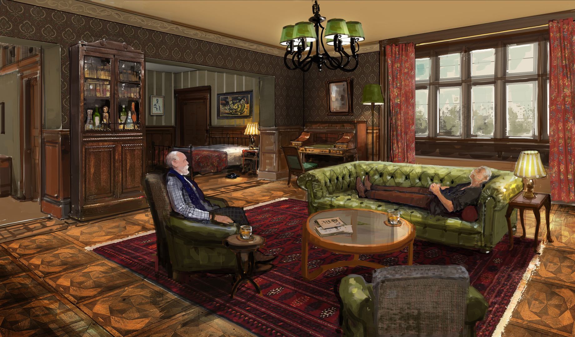 Concept art from the film.