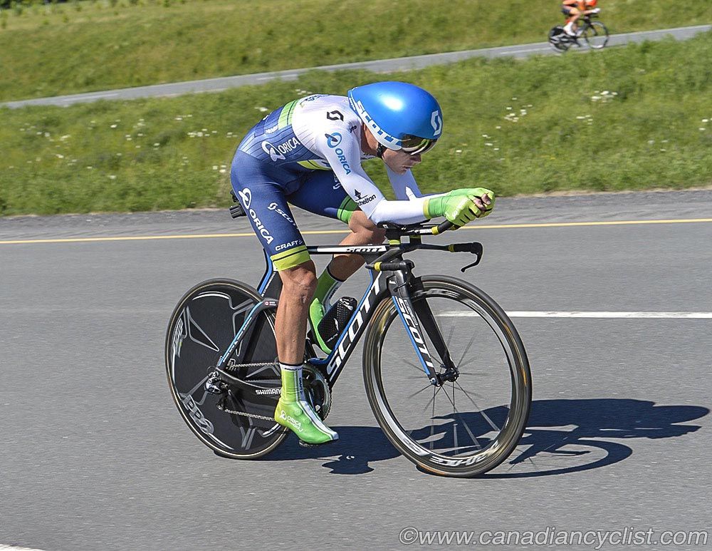 Third place for Christian Meier (Orica GreenEdge)