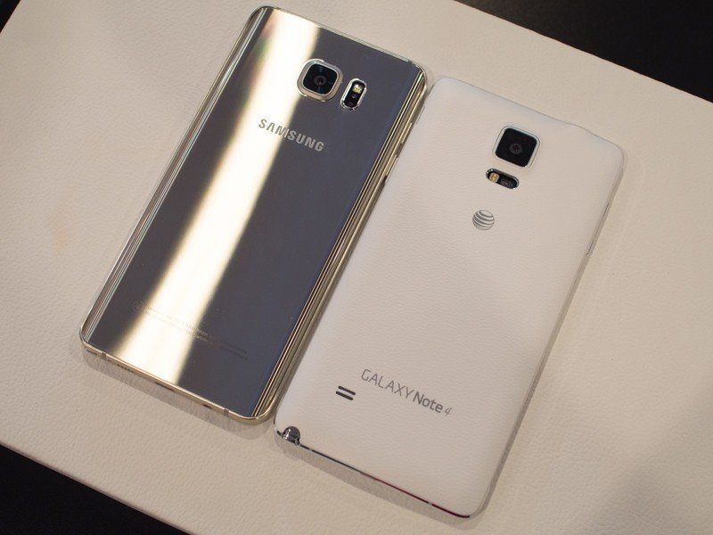 Samsung Galaxy Note 5 and Note 4