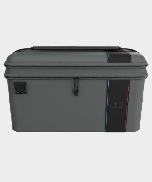 Image of the Turtle Beach PlayTrek 2-in-1 Switch 2 case with a gray background.