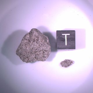This moon rock collected by Apollo astronauts was one of those studied by geoscientist Clément Suavet and colleagues to research the moon's magnetic field.