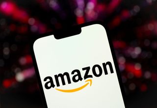 Photo of mobile with Amazon logo