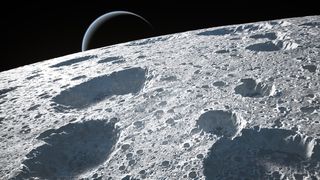 Unreal Engine 5 plugins; the moon rendered in Unreal Engine