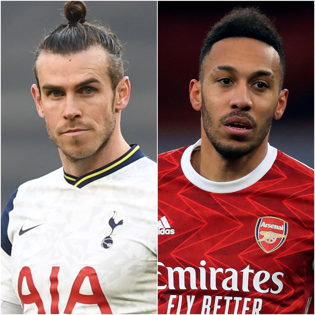 Gareth Bale and Pierre-Emerick Aubameyang