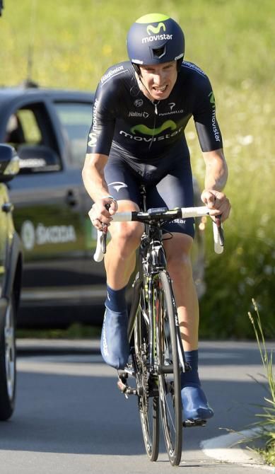 Rui Costa (Movistar) was stellar against the clock in the Tour de Suisse's final stage