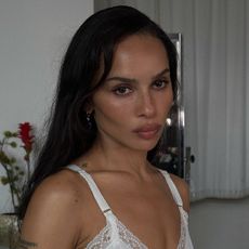 Zoe Kravitz makeup by Nina Park glowing skin