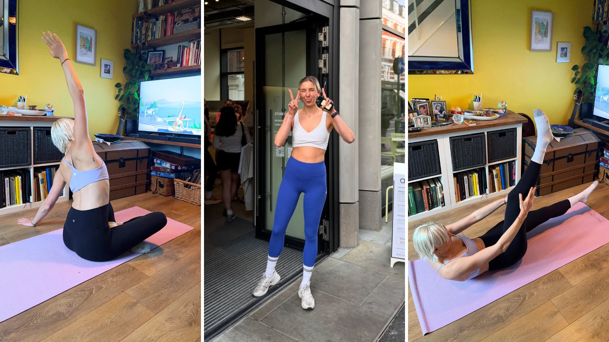 Move With Nicole at home Pilates classes: Ashleigh Spiliopoulou, Freelance Health Writer, trying the workouts at home