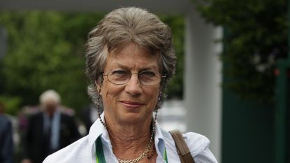 Virginia Wade OBE seen at the Wimbledon Championships 2015