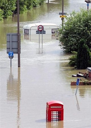 Parts of Yorkshire are under water