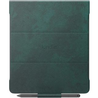 Amazon Kindle Scribe Premium Leather Cover in Dark Emerald
