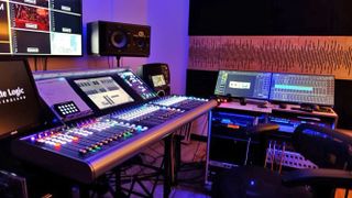 Solid State Logic Live L500 digital audio mixing console at Crossroads Christian Church