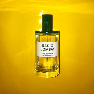 Radio Bombay perfume by D.S. & Durga against yellow background