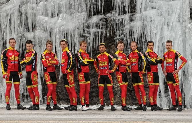 The 2013 5-Hour Energy/Kenda team found icy conditions in Georgia for their team camp
