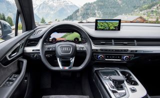 Audi Q7 display navigation map