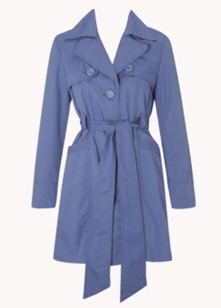 Matalan single breasted cotton trench, £20