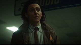 Tom Hiddleston as Loki in episode 2 of the Marvel Disney Plus show