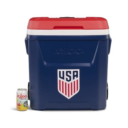 Igloo x USSF 60 QT Laguna Ice Chest Cooler With Wheels