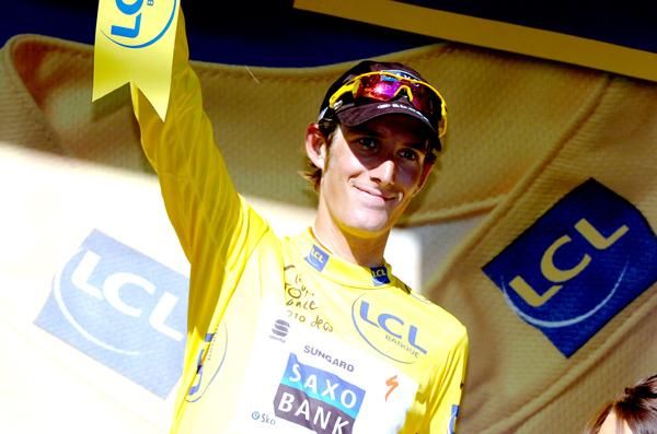 Andy Schleck had another easy day in yellow
