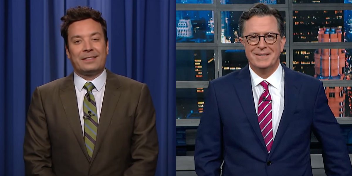 How Jimmy Fallon And Stephen Colbert's Late Night Ratings Were Affected