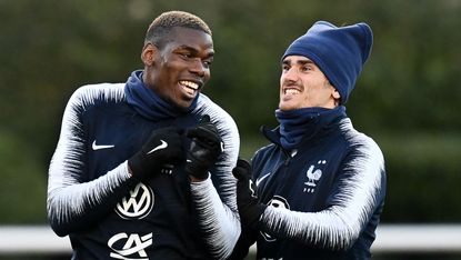 Paul Pogba and Antoine Griezmann won the Fifa World Cup with France in 2018 