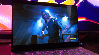 Cyberpunk 2077 on ROG Zephyrus G14 laptop