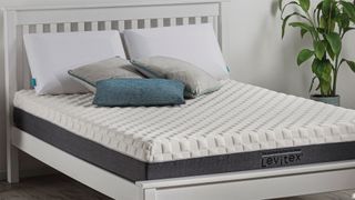 The Levitex Gravity Defying Mattress on a bed