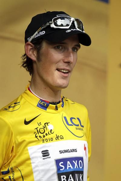 Andy Schleck (Saxo Bank) is the new leader of the Tour de France.