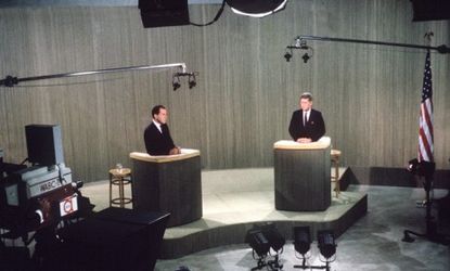 In 1960, Sen. John F. Kennedy challenged Vice President Richard Nixon to a televised debate â€” the first of its kind, and now an enduring campaign tradition.