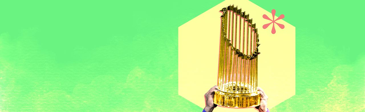 The World Series trophy.