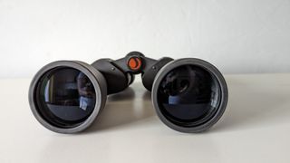 Front view of the objective lenses