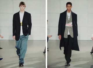 Raf Simons made his debut as part of the New York Fashion Week Men’s schedule