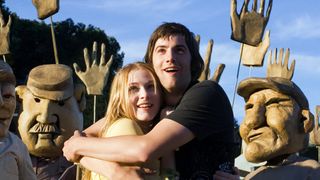 Evan Rachel Wood and Jim Sturgess in Across the Universe