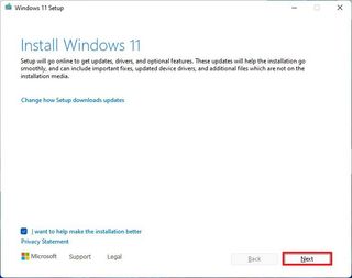 Windows 11 version 23H2 media installation