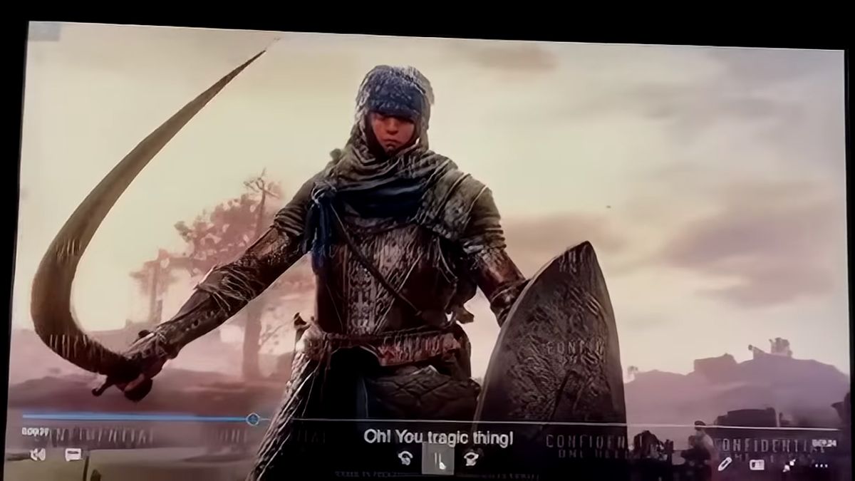 Elden Ring leaked footage