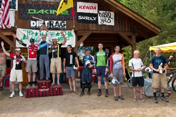 Lumberjack 100 men's open podium